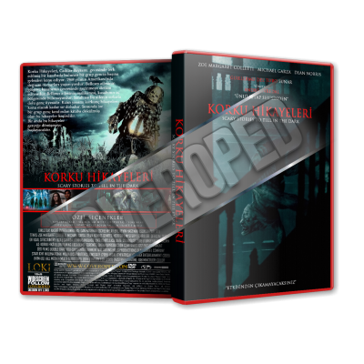 Korku Hikayeleri - Scary Stories to Tell in the Dark 2019 V2 Türkçe Dvd Cover Tasarımı